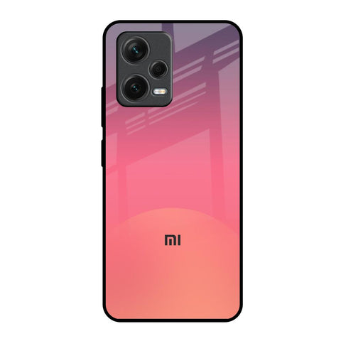 Sunset Orange Glossy Case for Redmi Note 12 5G