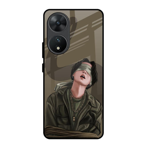 Blind Fold Glossy Case for Vivo T2 5G