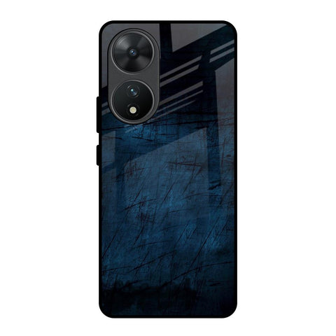 Dark Blue Grunge Glossy Case for Vivo T2 5G