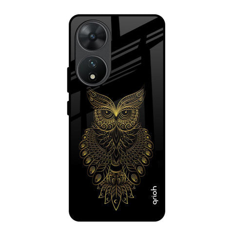 Golden Owl Glossy Case for Vivo T2 5G
