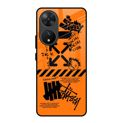 Anti Social Club Glossy Case for Vivo T2 5G