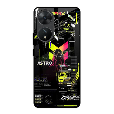 Astro Glitch Glossy Case for Vivo T2 5G