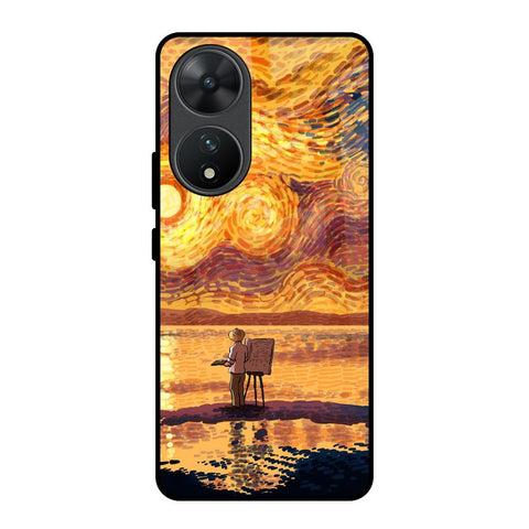 Sunset Vincent Glossy Case for Vivo T2 5G