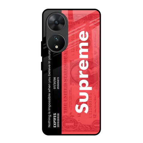 Supreme Ticket Glossy Case for Vivo T2 5G