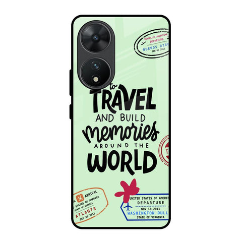 Travel Stamps Glossy Case for Vivo T2 5G
