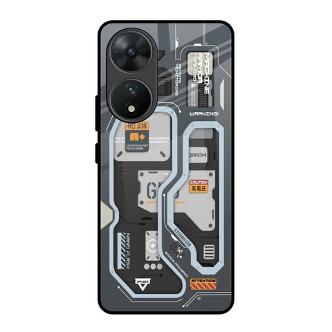 Retro Futuristic Glossy Case for Vivo T2 5G