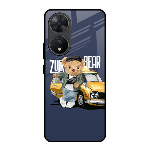 Adventurous Bear Glossy Case for Vivo T2 5G