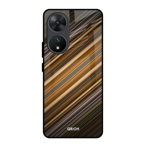 Diagonal Slash Pattern Glossy Case for Vivo T2 5G