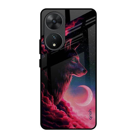 Moon Wolf Glossy Case for Vivo T2 5G