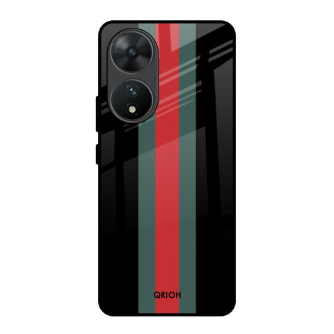 Vertical Stripes Glossy Case for Vivo T2 5G