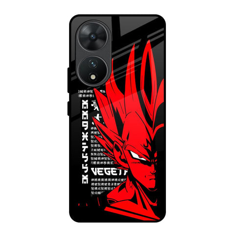 Red Vegeta Glossy Case for Vivo T2 5G