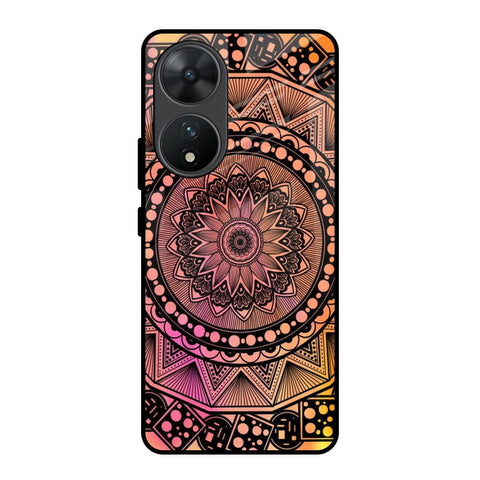 Floral Mandala Glossy Case for Vivo T2 5G
