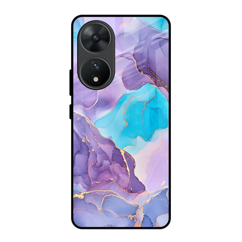 Alcohol ink Marble Glossy Case for Vivo T2 5G