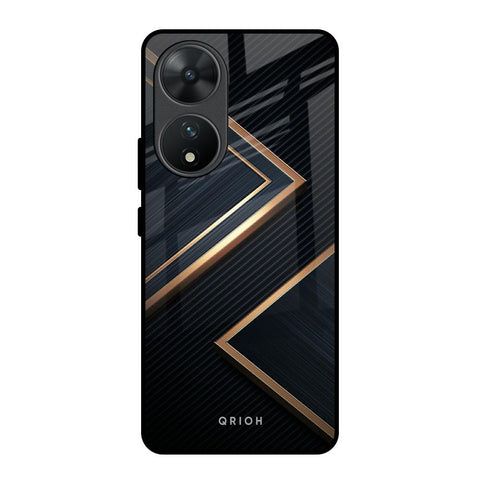 Sleek Golden & Navy Glossy Case for Vivo T2 5G