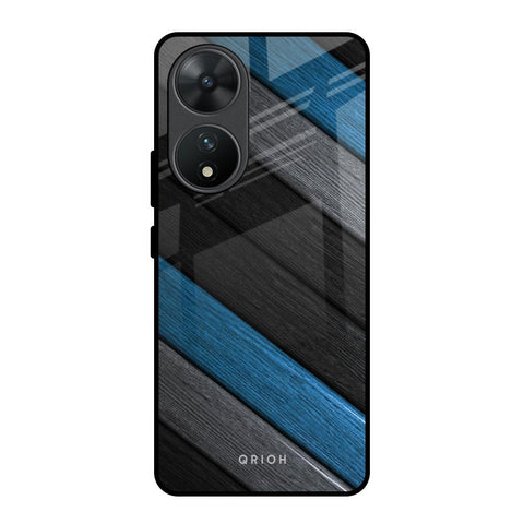 Multicolor Wooden Effect Glossy Case for Vivo T2 5G