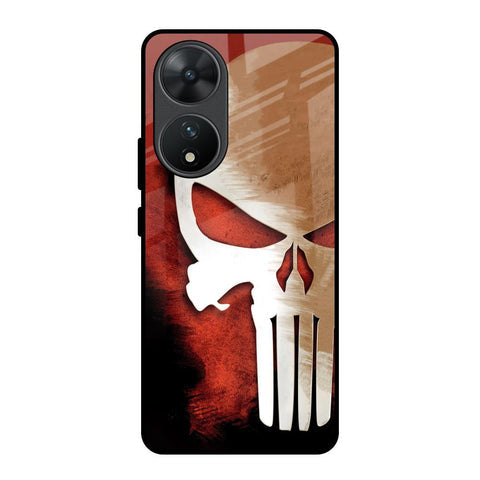 Red Skull Glossy Case for Vivo T2 5G