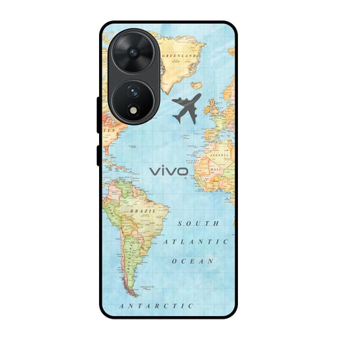Fly Around The World Glossy Case for Vivo T2 5G