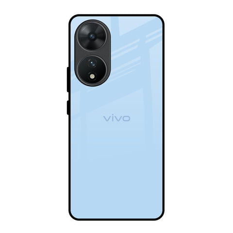 Pastel Sky Blue Glossy Case for Vivo T2 5G