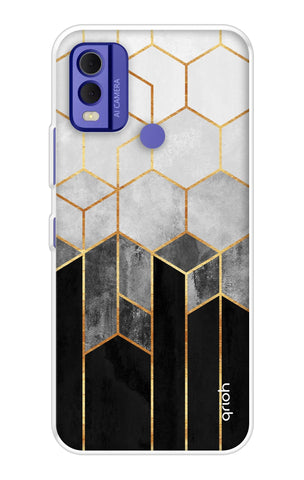 Hexagonal Pattern Soft Cover for Nokia C22
