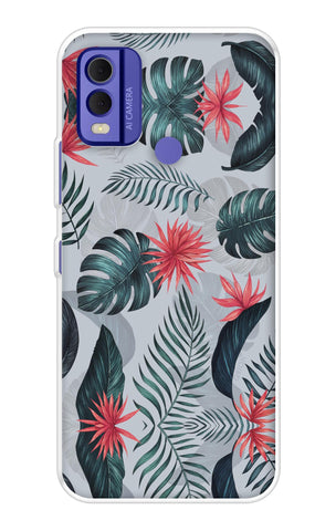 Retro Floral Leaf Soft Cover for Nokia C22