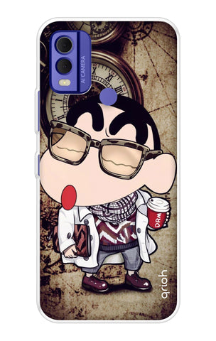 Nerdy Shinchan Soft Cover for Nokia C22