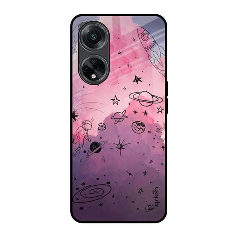 Space Doodles Glossy Case for Oppo F23 5G