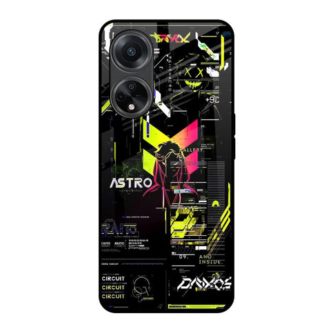 Astro Glitch Glossy Case for Oppo F23 5G