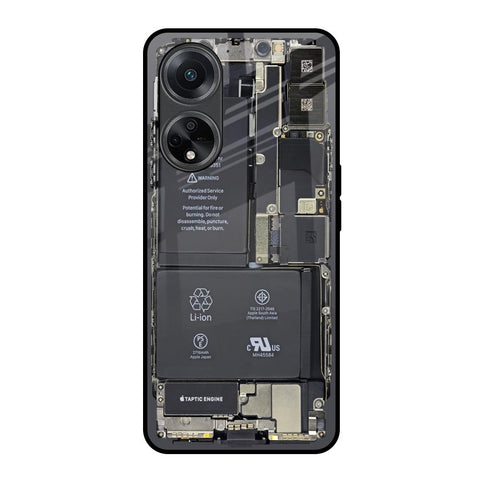 Skeleton Inside Glossy Case for Oppo F23 5G