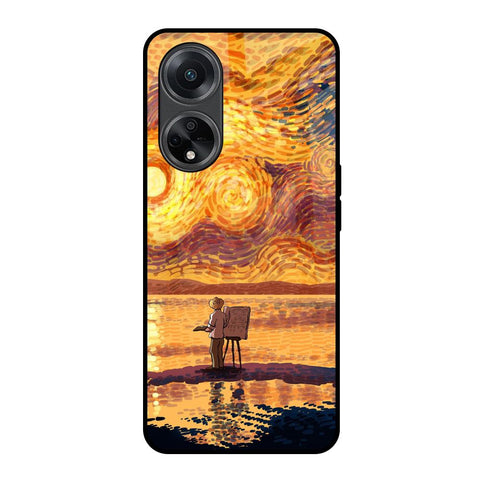 Sunset Vincent Glossy Case for Oppo F23 5G