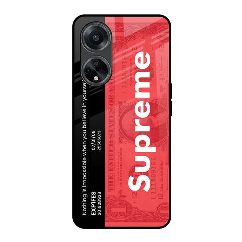 Supreme Ticket Glossy Case for Oppo F23 5G