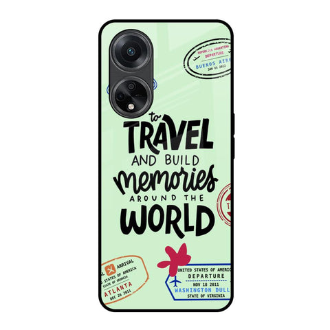 Travel Stamps Glossy Case for Oppo F23 5G