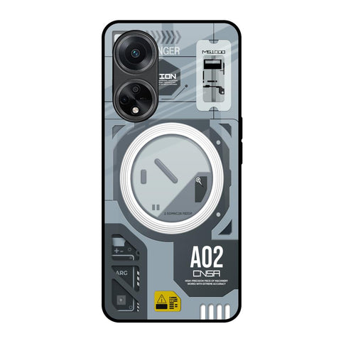 Modern Technology Glossy Case for Oppo F23 5G