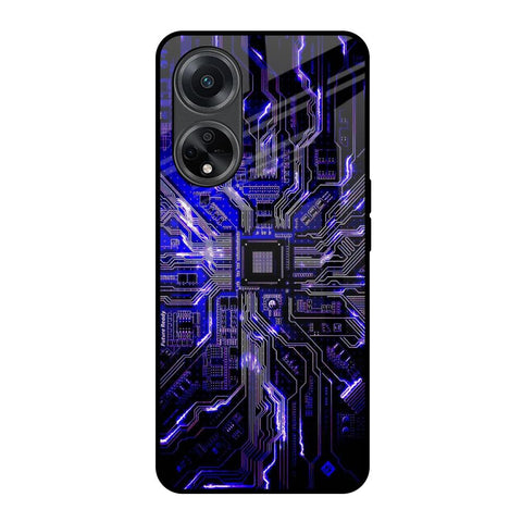 Techno Color Pattern Glossy Case For Oppo F23 5G