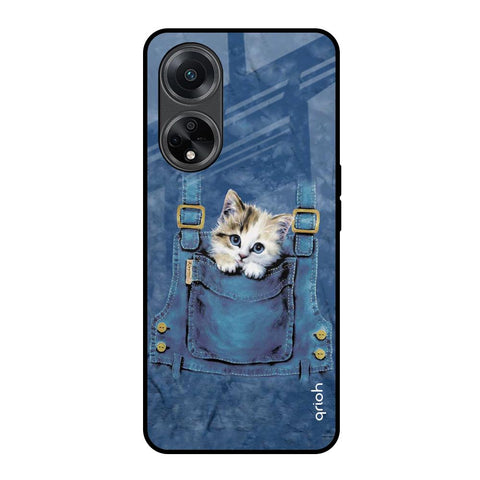 Kitty In Pocket Glossy Case For Oppo F23 5G