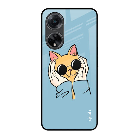 Adorable Cute Kitty Glossy Case For Oppo F23 5G