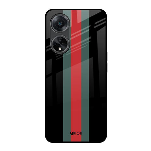 Vertical Stripes Glossy Case for Oppo F23 5G