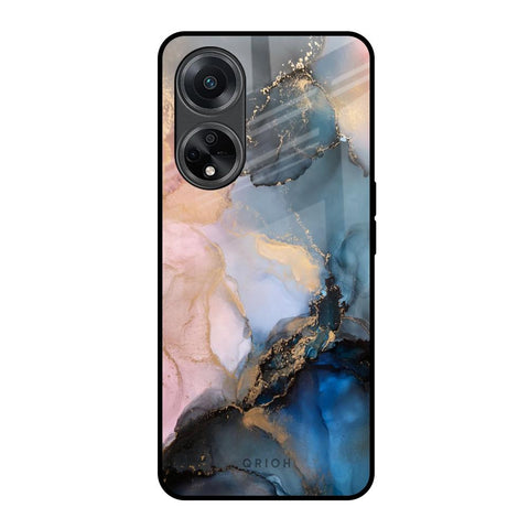 Marble Ink Abstract Glossy Case for Oppo F23 5G