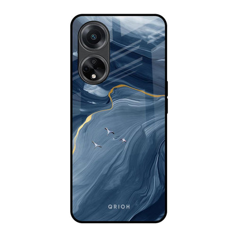 Deep Ocean Marble Glossy Case for Oppo F23 5G