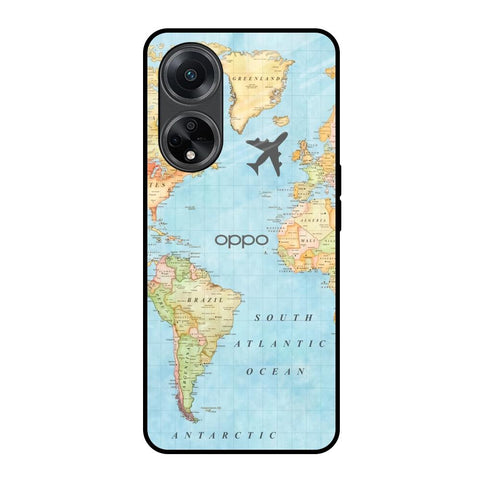 Fly Around The World Glossy Case for Oppo F23 5G