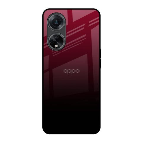 Wine Red Glossy Case For Oppo F23 5G