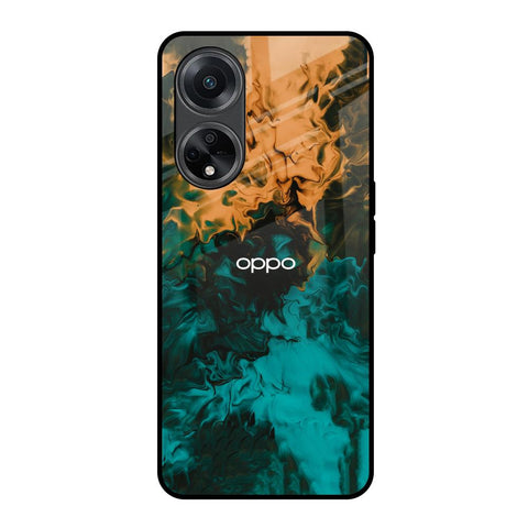Watercolor Wave Glossy Case for Oppo F23 5G