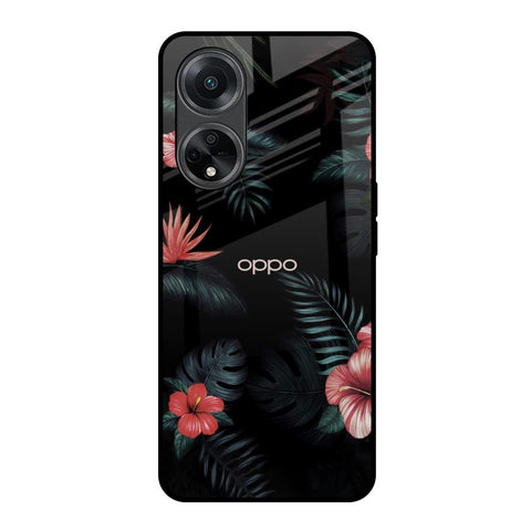Tropical Art Flower Glossy Case for Oppo F23 5G