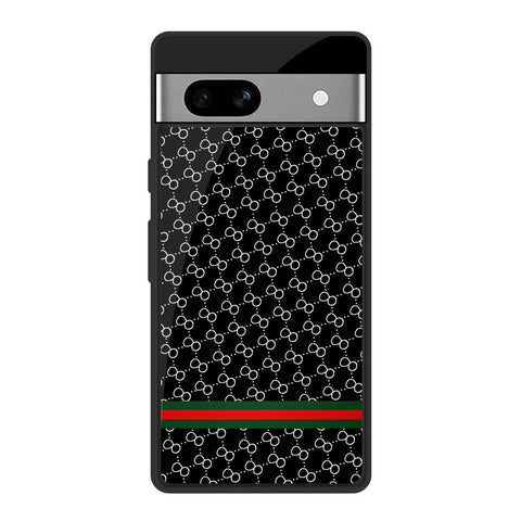 Branded Texture Glossy Case for Google Pixel 7A
