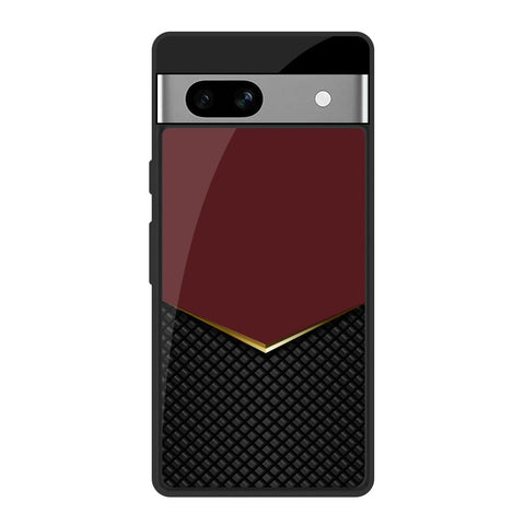Shining Chevron Red Glossy Case for Google Pixel 7A