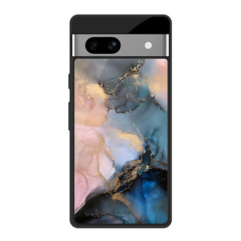 Marble Ink Abstract Glossy Case for Google Pixel 7A