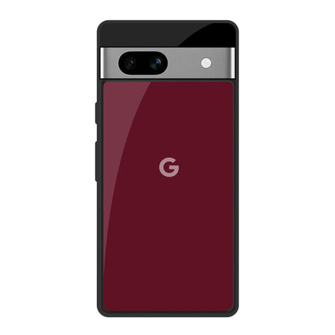 Classic Burgundy Glossy Case for Google Pixel 7A