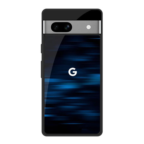 Blue Rough Abstract Glossy Case for Google Pixel 7A