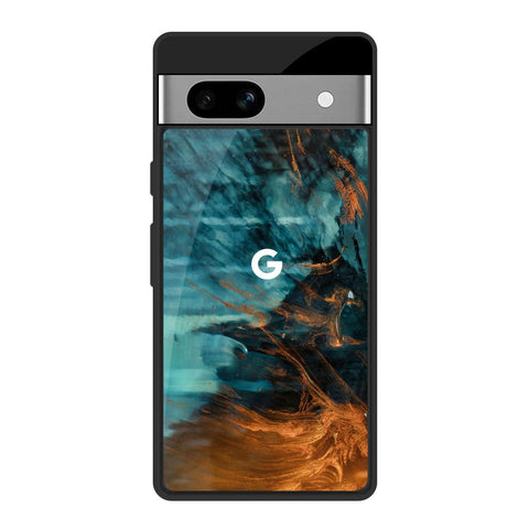 Golden Splash Glossy Case for Google Pixel 7A