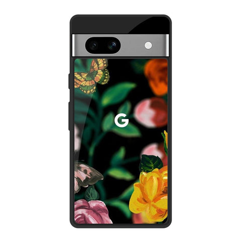 Flowers & Butterfly Glossy Case for Google Pixel 7A