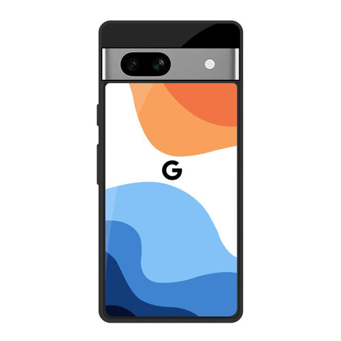 Wavy Color Pattern Glossy Case for Google Pixel 7A